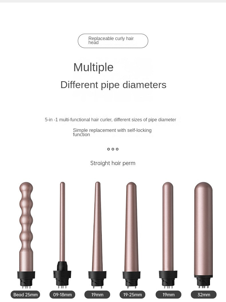 Waver Curling Iron Wand, BESTOPE PRO 5 in 1 Curling Wand Set,Fast Heating Hair Wand Curler in All Hair Type
