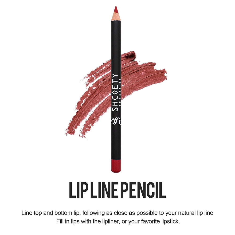 SHCOETY 12-color matte lipstick lip liner set nude color long-lasting non-fading