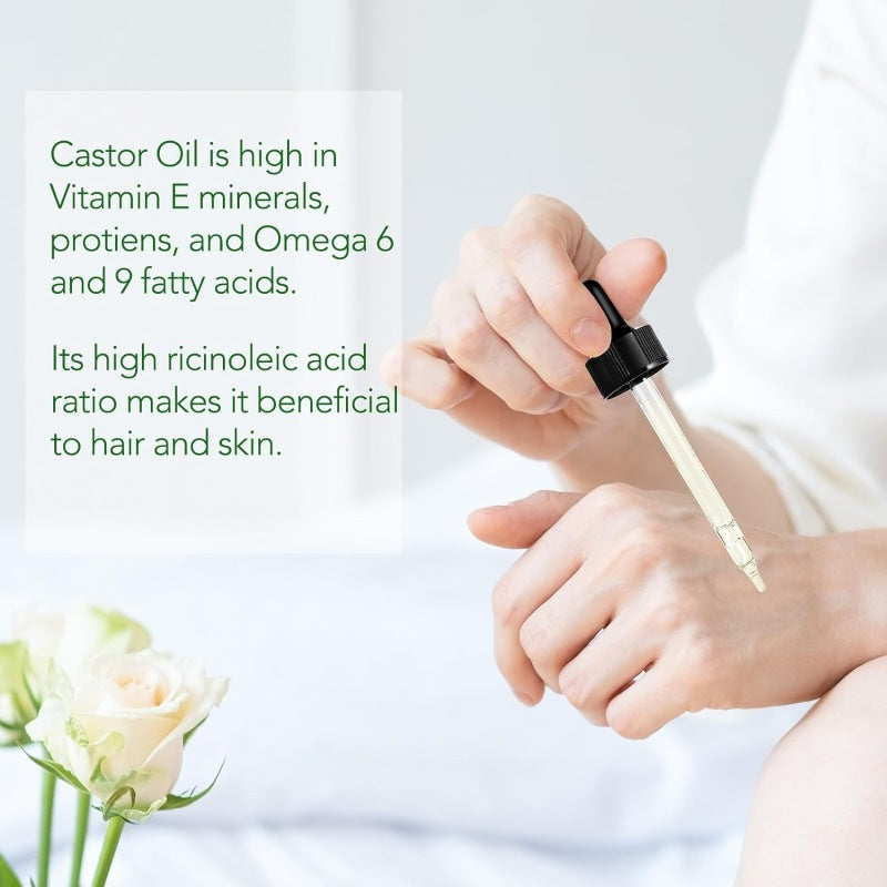 Jamaican Black Castor Oil for Hair Growth, Skin Care, Nails& Cuticles, Nourish the Scalp, Dry Skin Relief, Improve Blood Circulation, Face Body Moisturizer, Lash Serum, Castor Oil for the Unisex(60ml)