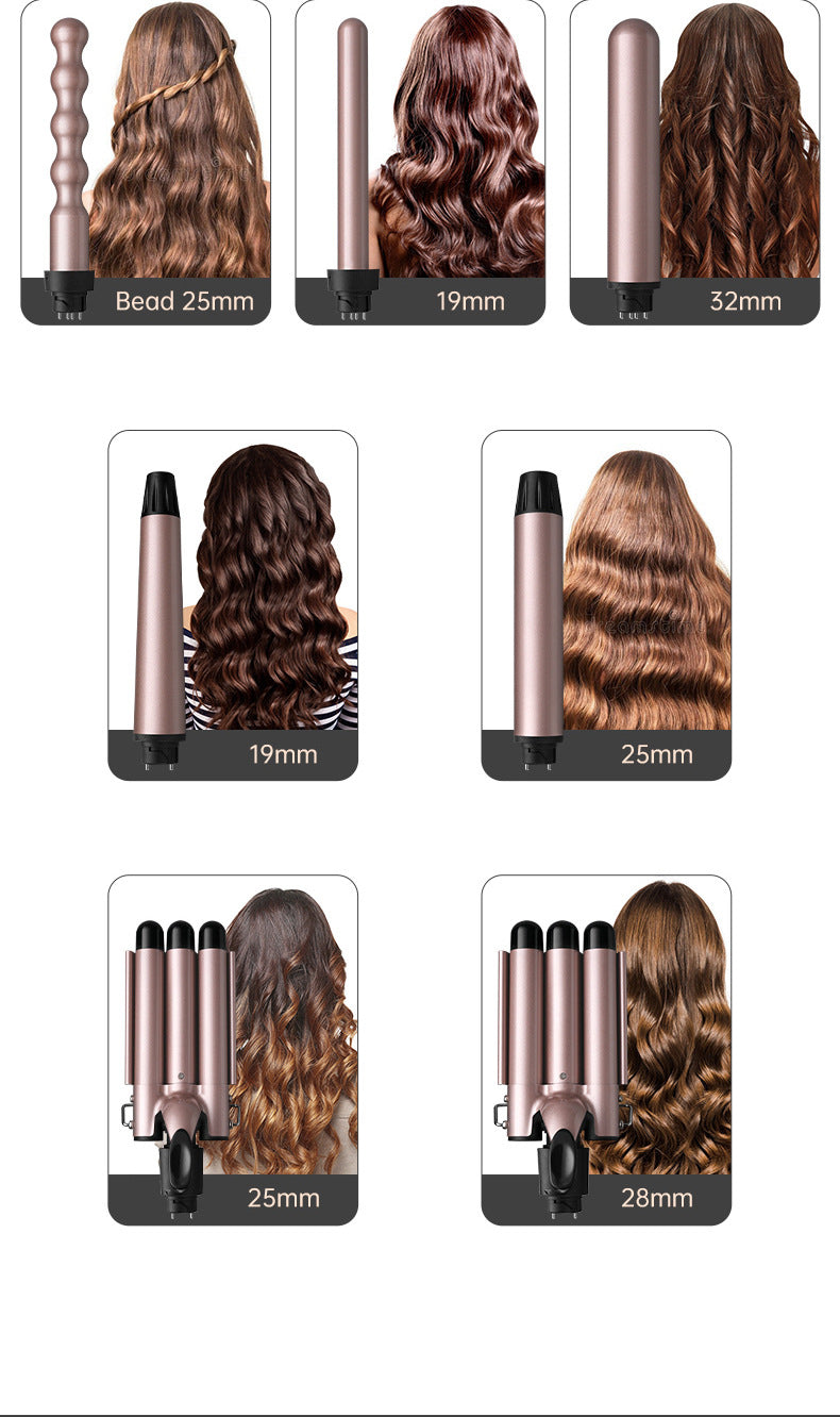 Waver Curling Iron Wand, BESTOPE PRO 5 in 1 Curling Wand Set,Fast Heating Hair Wand Curler in All Hair Type