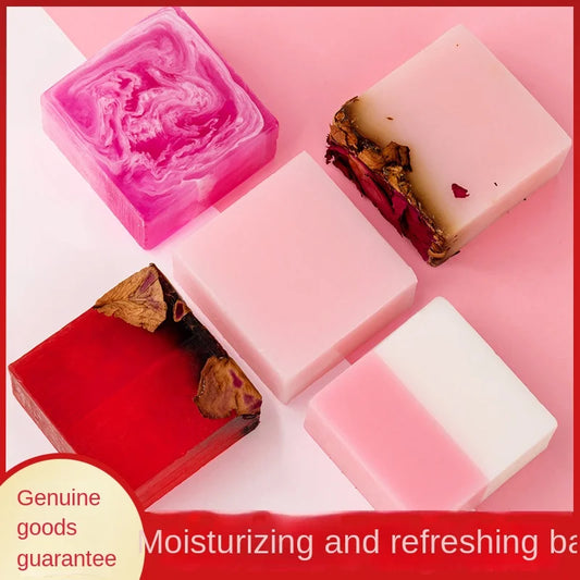Rose Essential Oil Soap for Oil Control and Deep Cleansing of Face and Body